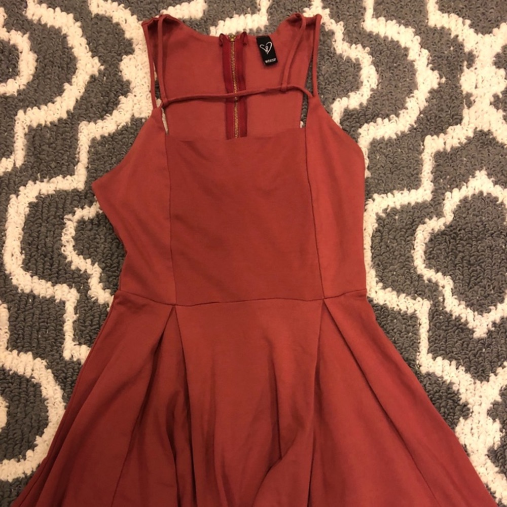 Windsor blush skater dress